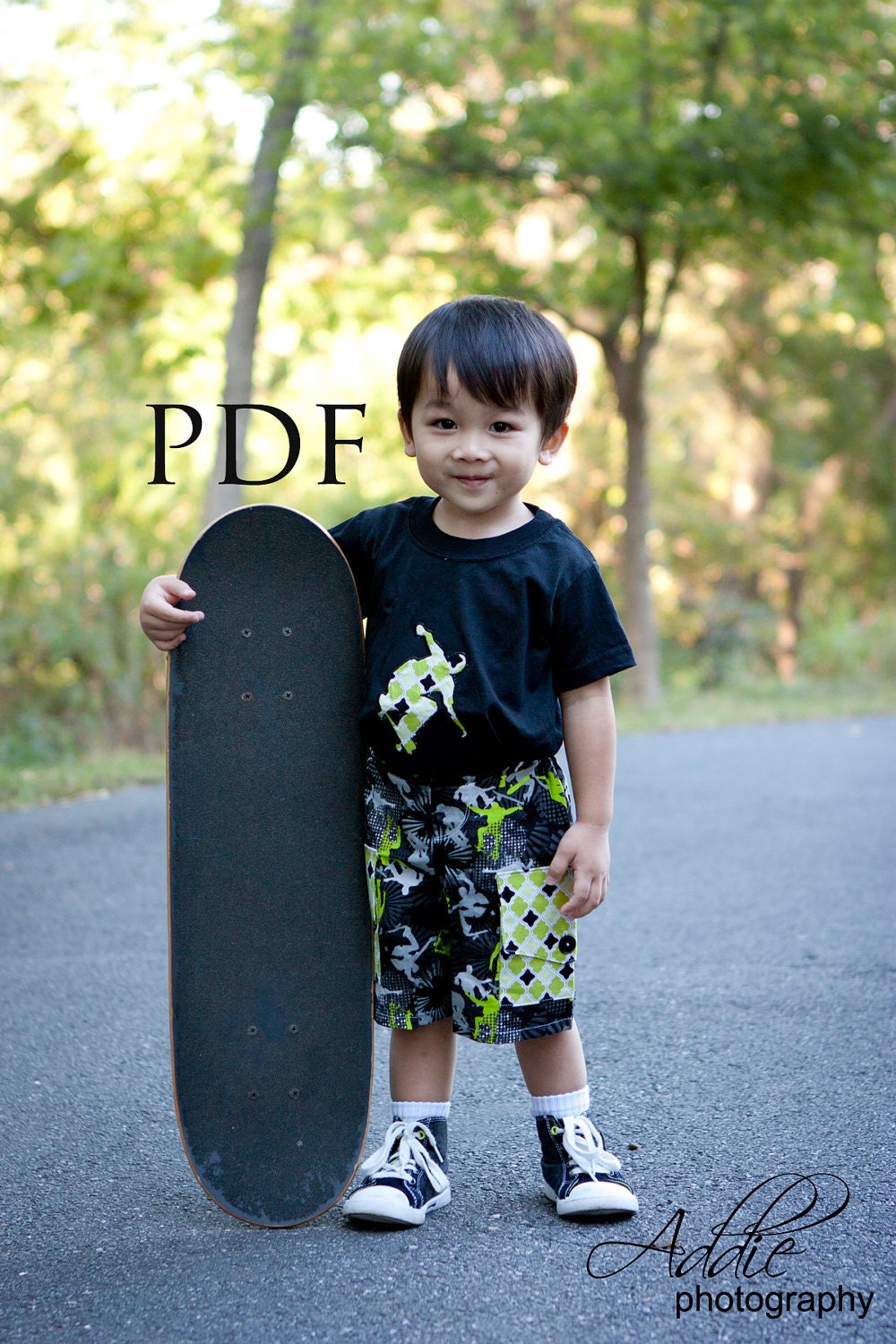 Boys Cargo Shorts - Sewing Pattern, 6m-6