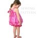 Double Ruffle Knot Top - SEWING PATTERN, pdf, girls and dolls