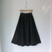 Stonewash Denim Maxi Skirt ... Black Gray Jean Full Circle ... Small