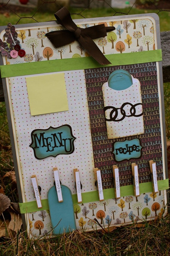 Steel Decorative Menu Board READY TO by eclecticartistry