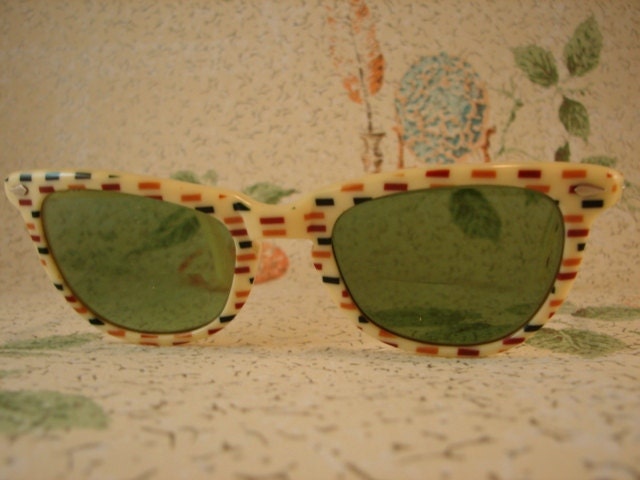 Sunglasses - 1950's-1960's - Rockabilly - Super Geek Chic