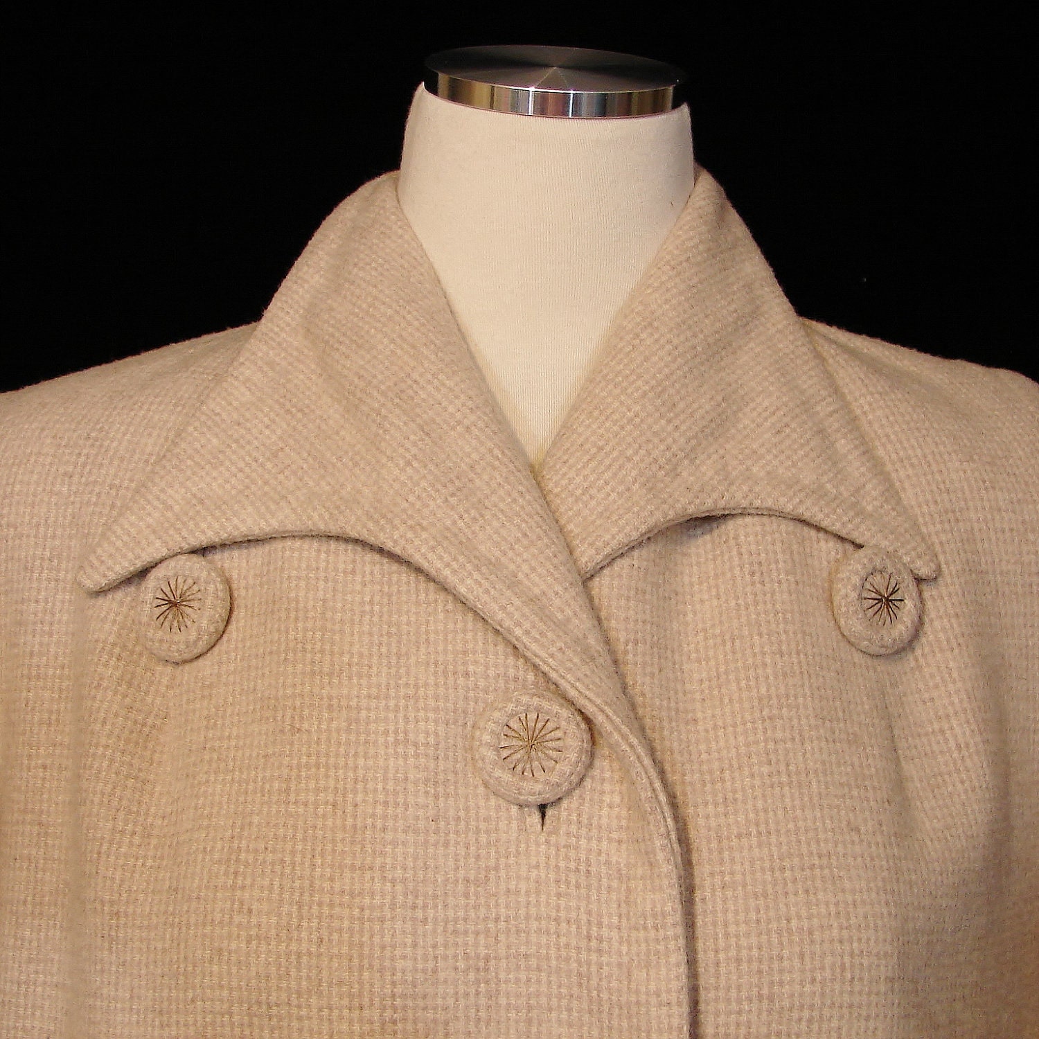 Coat - Hand Tailored - Dumas of California - Circa 1940's - Small to Medium