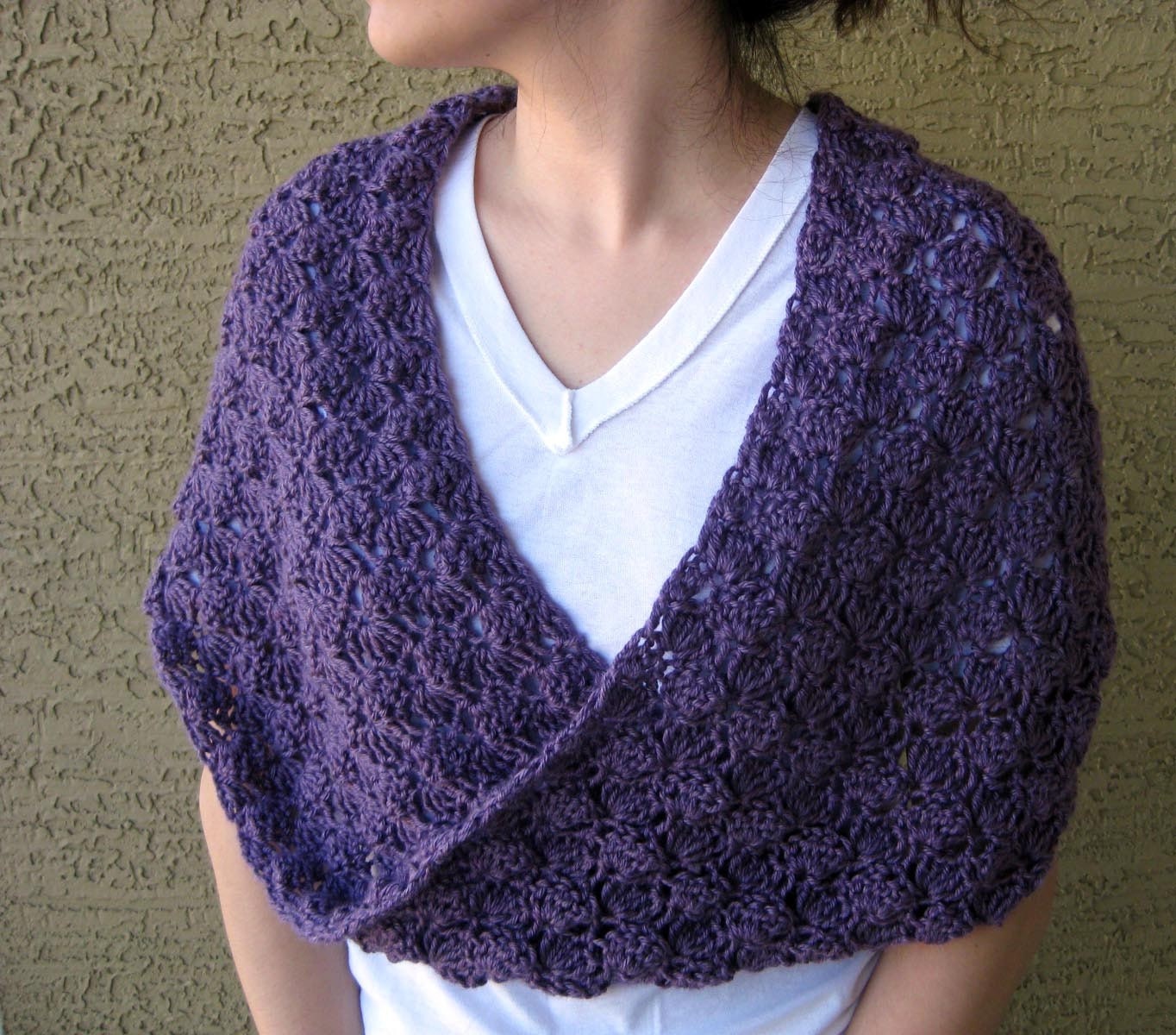 Vive Provence Crochet Mobius Wrap by BijouxTricotage on Etsy