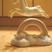 Hi my name is unicorn vintage porcelain figurine