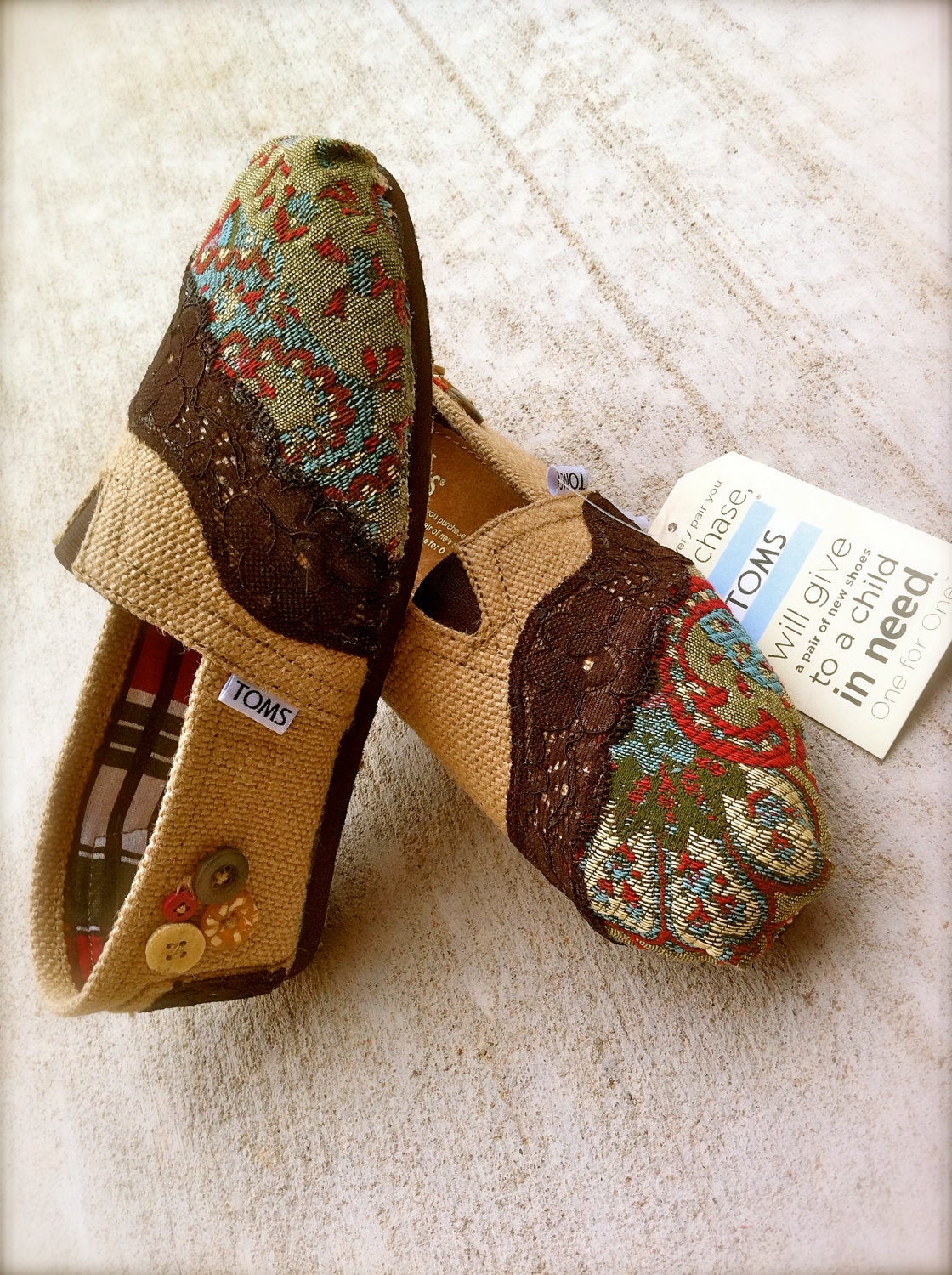 Custom Fabric upholstered Toms