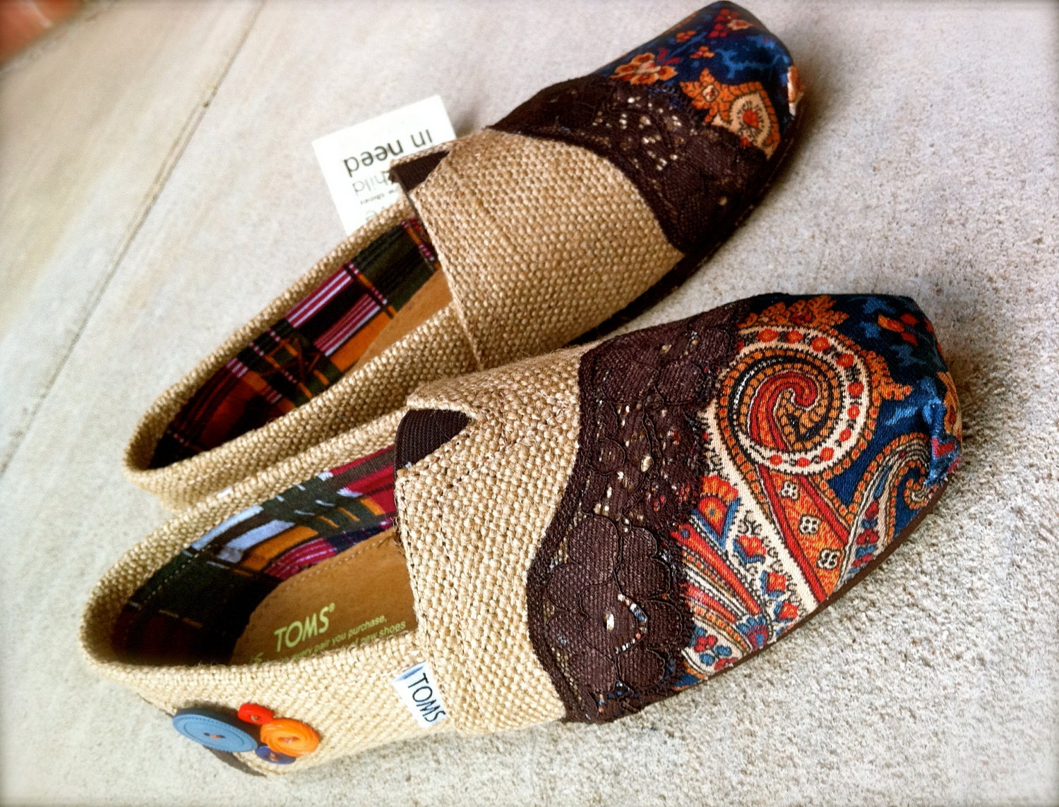 Custom Fabric upholstered Toms