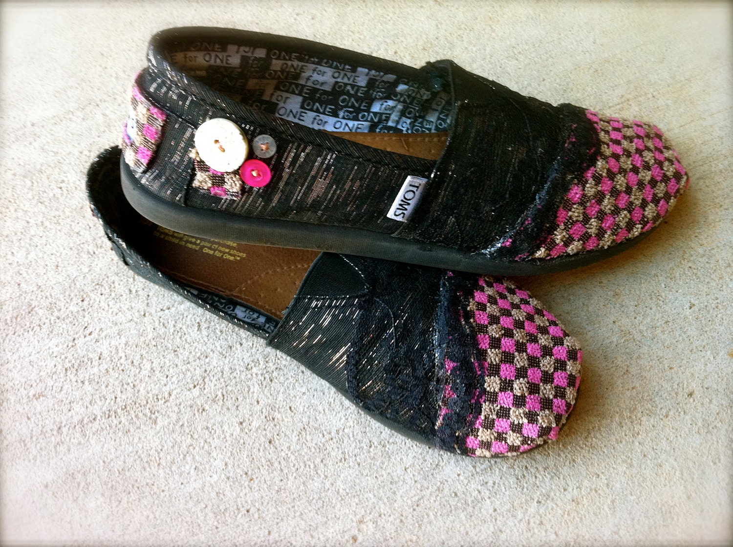 Custom Fabric upholstered Toms