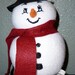 Felt Snowman Christmas Decoration - Child Safe - Custom Order for Schaedel