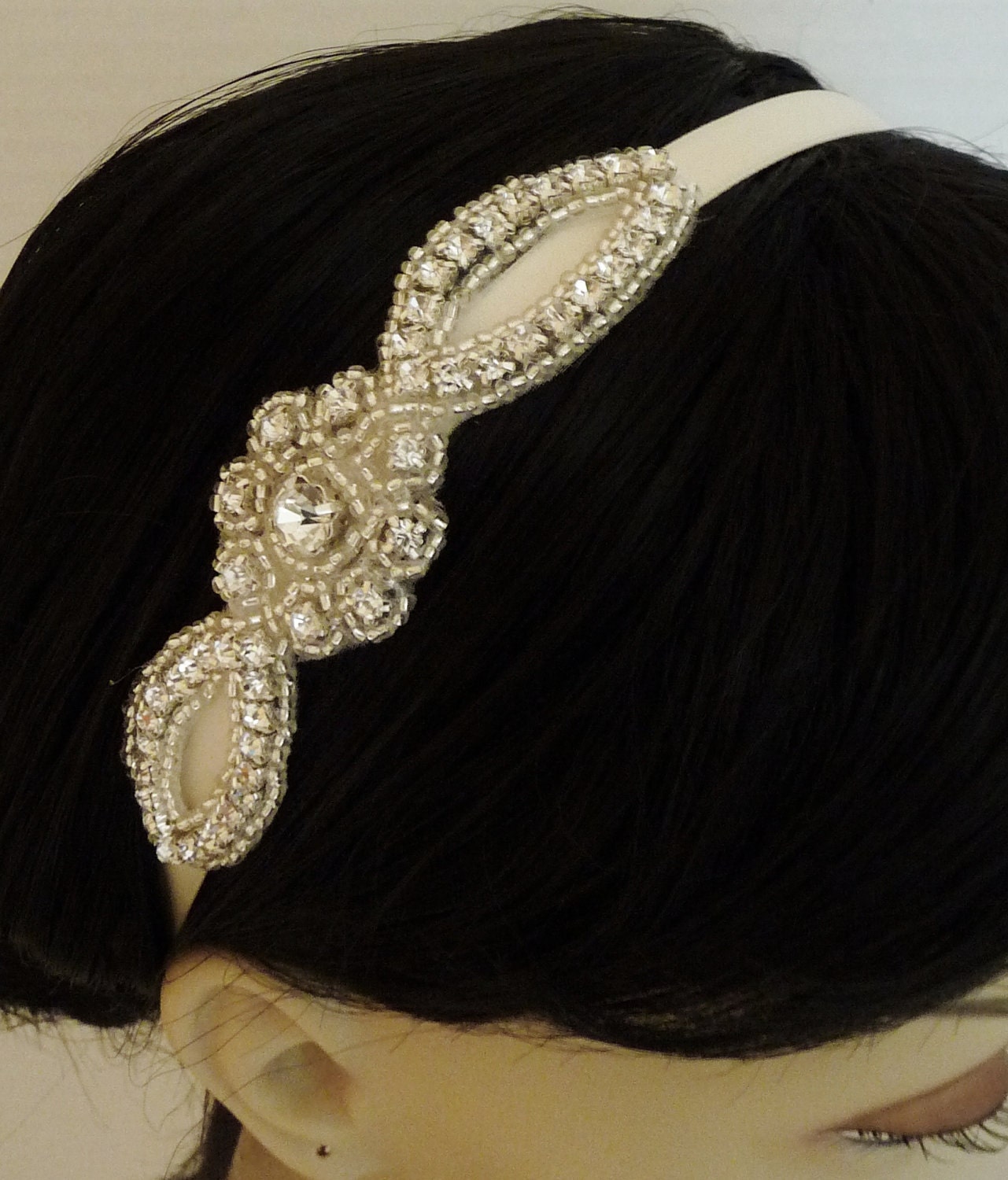 Bridal Rhinestone Headband, SERAFINA,Rhinestone Headband, Bridal Headpiece, Bridesmaid Headband, Crystal Headband,  Bridal, Hair Accessories