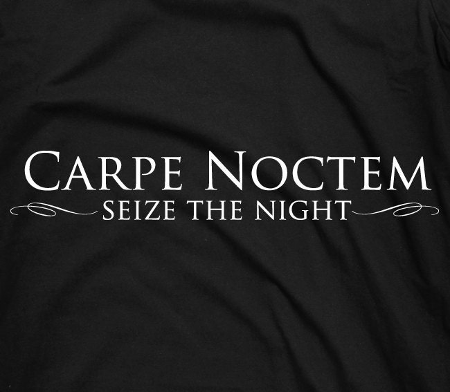 Carpe Noctem - Seize the Night gamer RPG tee t-shirt