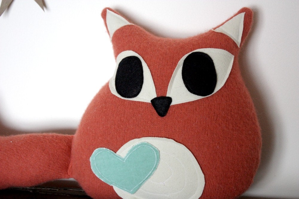 stuffed animal fox, plush
