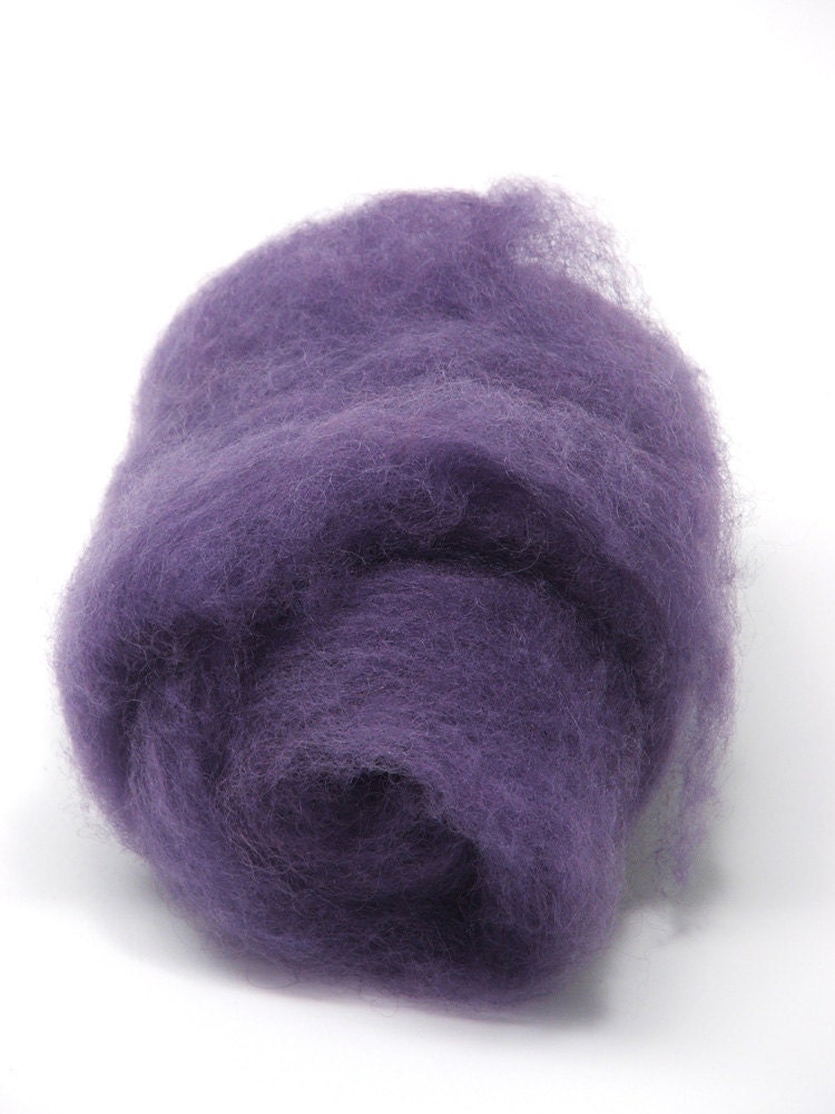 Long Wearing Merino Blend Wool - Blueberry Purple - 1 oz