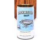 Brickskeller Wall Mounted Bottle Opener with Vintage Sea Turtle Beer Can Cap Catcher