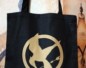 Mockingjay tote bag.  The symbol of rebellion.