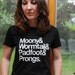 Marauder's Tee, Women's American Apparel fitted tee MEDIUM in BLACK