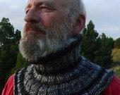Knit Kit - Bloke's Neck Warmer - Printed Pattern & Naturally Vero yarn