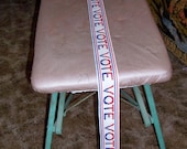 FREE SHIPPING  Unusual VOTE red white and blue ribbon