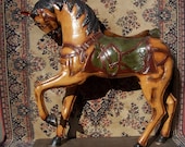 Carousel Horse Wood Large