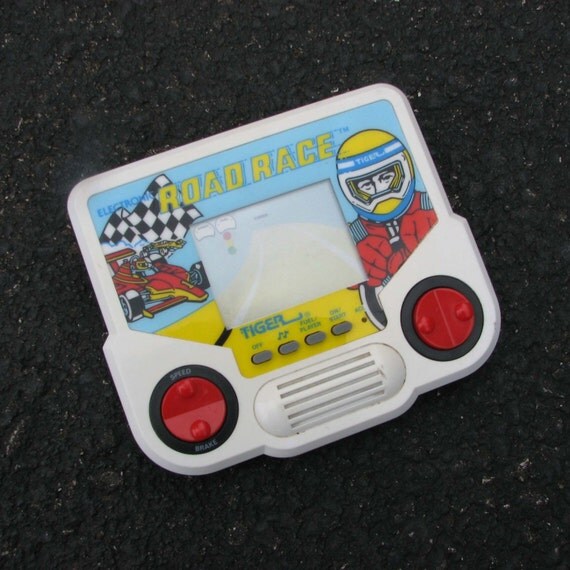 Road Race Handheld Game Tiger Electronics 1988 by dpad on Etsy