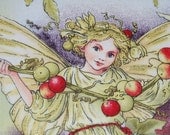 Fabric Fairy Post Card - Birthday Card