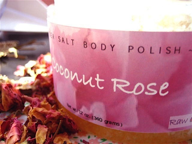 Coconut Rose Sea Salt Scrub