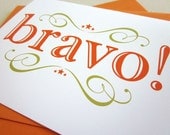 Bravo - You Dit It Handmade Greeting Card