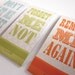 Friendly Reminder Matchbook Handmade Notepads - 3PK