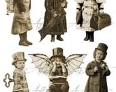 Instand Download Steam Punks Old Photo Tinprints Steam Punk Steampunk Digital Collage Sheet