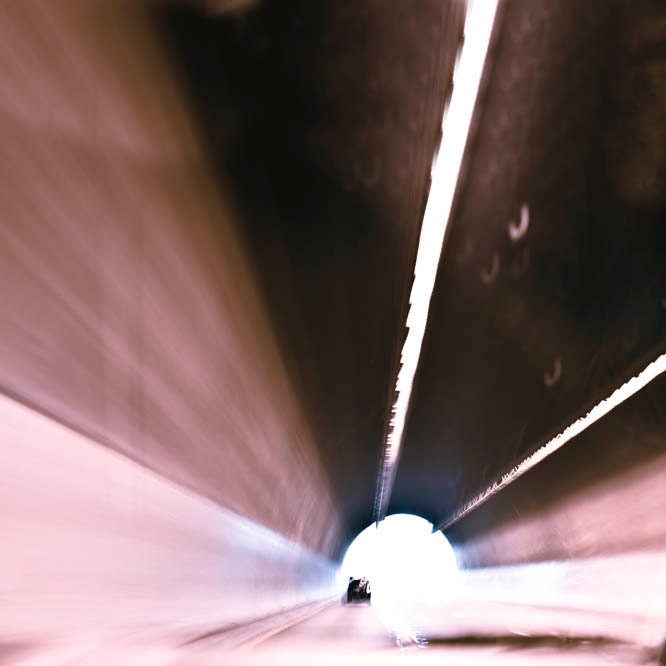 Modern decor, Abstract Photography, stripes, black and white, ombre, violet, purple tunnel, Hollywood, urban 5x5 photo