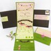 Party Pennants Folding Wedding Invitation SAMPLE - with DIY Pinwheels for Guests