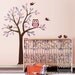 Wall decal Owl Wall decal Tree decal and Birds - Nursery Wall Decal Kids room decal Children wall decal Baby room sticker Art decor
