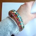 Rainbow Resin Friendship Bracelet