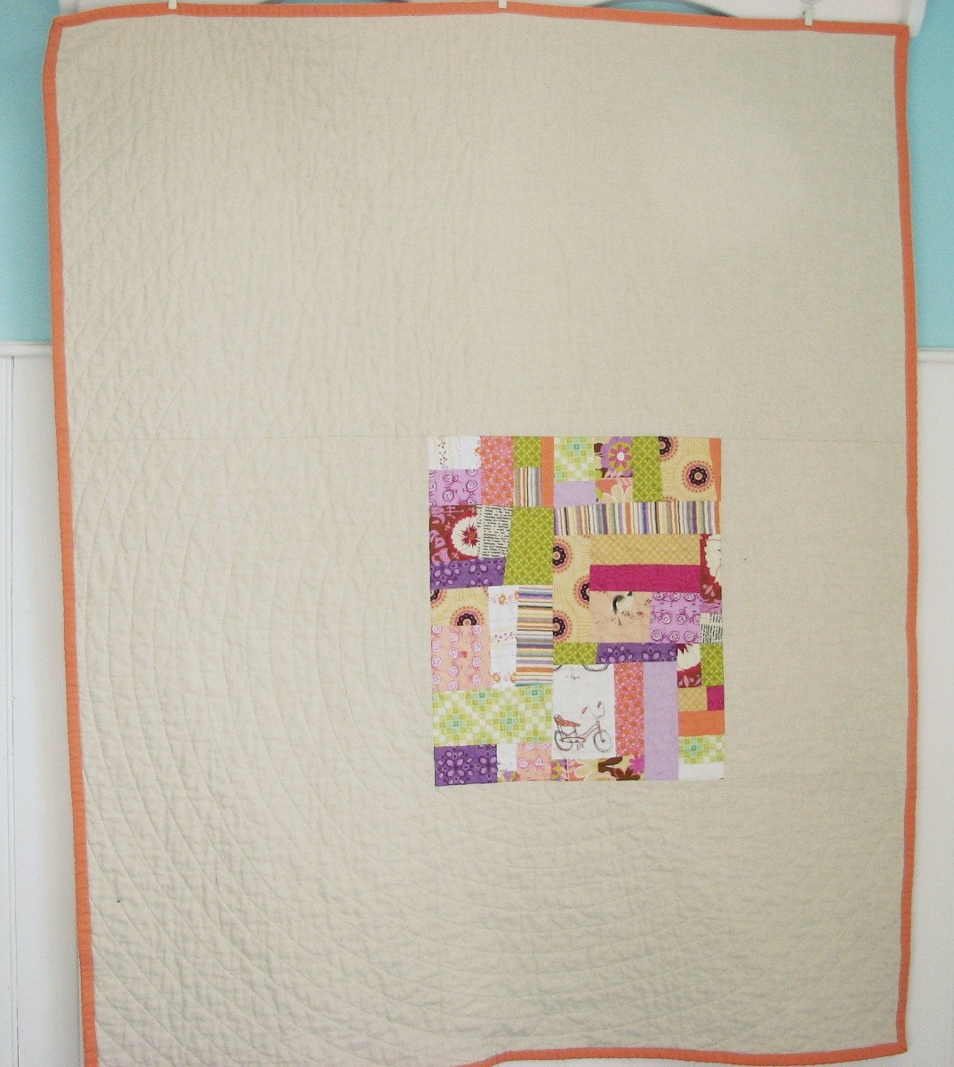 SALE Modern Baby Quilt