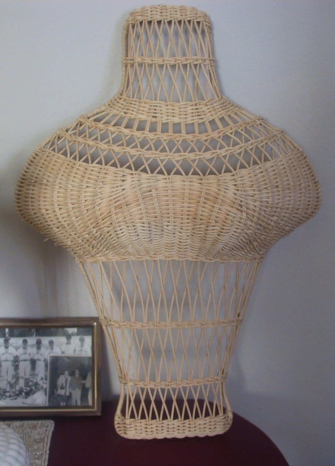 Wicker Dress Form Mannequin Display By TownandCountryLlamas