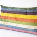 SALE-Special Silk Velvet Ikat Pillow (stripes)-free shipping