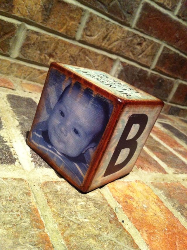 Custom Birth Block Baby Block Photos and Birth Info New Baby Pregnancy Infant Loss