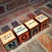 Wooden Baby Blocks Personalized Name/Colors
