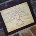 Custom Family Tree Art Print 8x10 Matted Ready to Frame