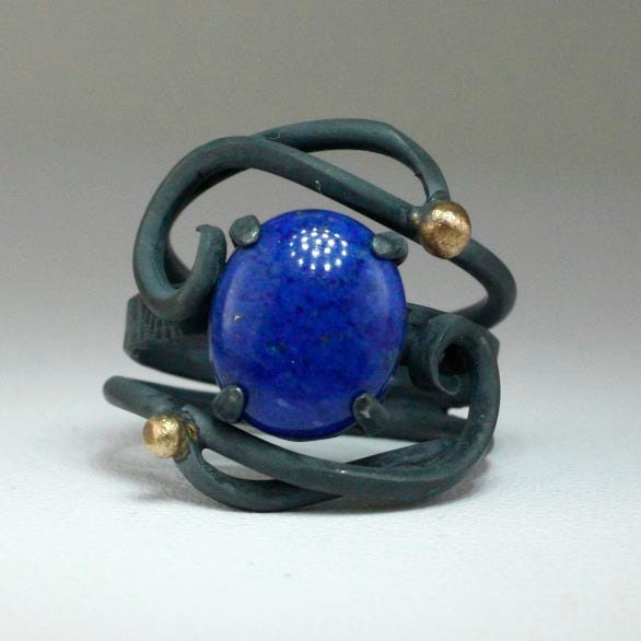 Starry Night Series - Lapis Lazuli Night Ring