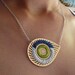 AI Embroidered Necklace - MOSS