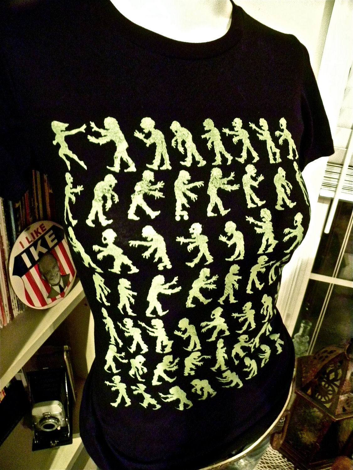Zombie Parade Women's Tshirt Hand Screened Available in Sm, Med, Lg, XL