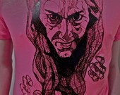 Twin Peaks Killer Bob Red Hand Screened Tshirt Sm, Md, Lg and XL