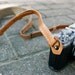 Natural Tan Premium Camera Neck Strap (RING) - made to order