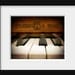 Piano Photograph - ivory keys, close up, black, white, brown