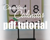 PDF Tutorial - Countdown Calendar - Makes a Great Gift