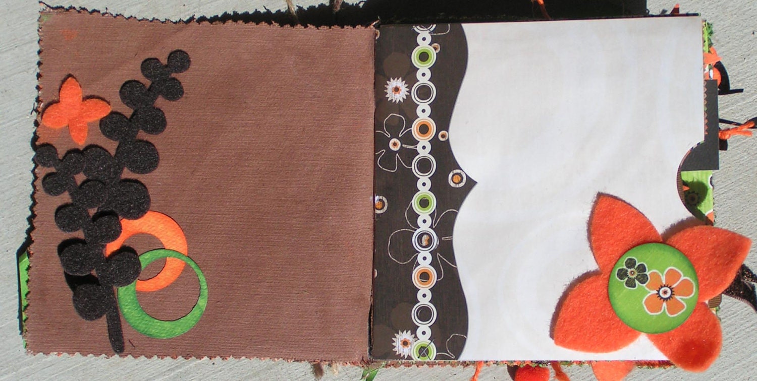 PDF Instruction Sheet -- Our Little Monkey 5x6 Paper Bag Mini Book