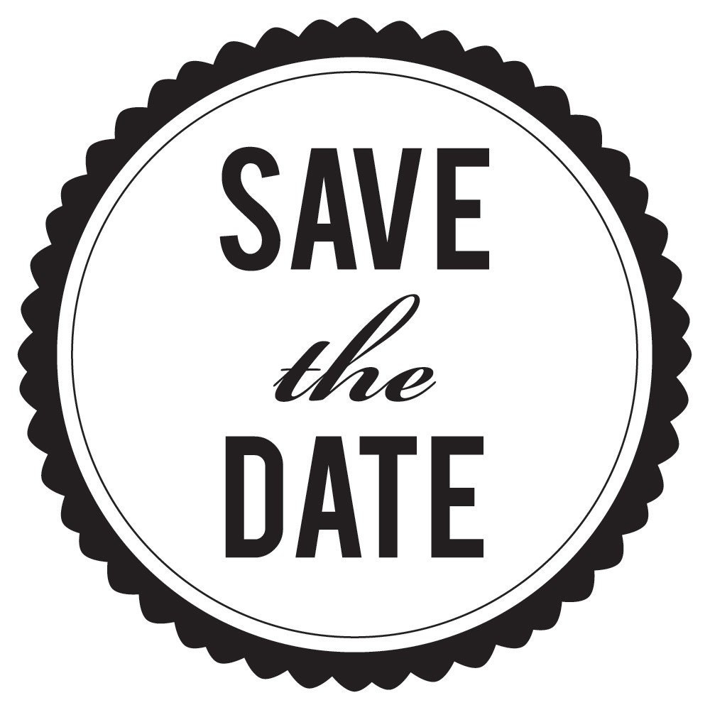 Couples Monogram - Save the date