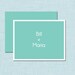 DIY Printable Couples Thank You Cards - Color Block