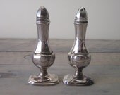 Silver Plate Salt and Pepper Shakers