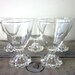 Beaded Cordial Cocktail Glasses Set of 5